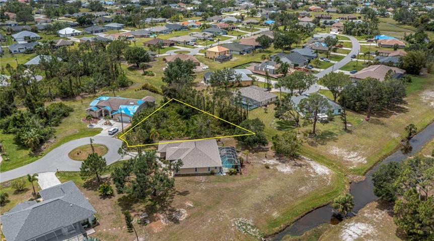 The lot is also for sale