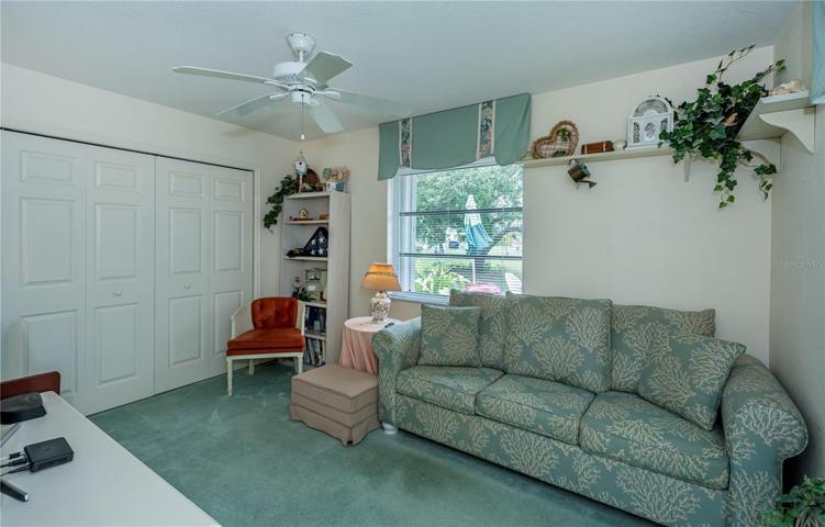 one of two auxiliary bedrooms