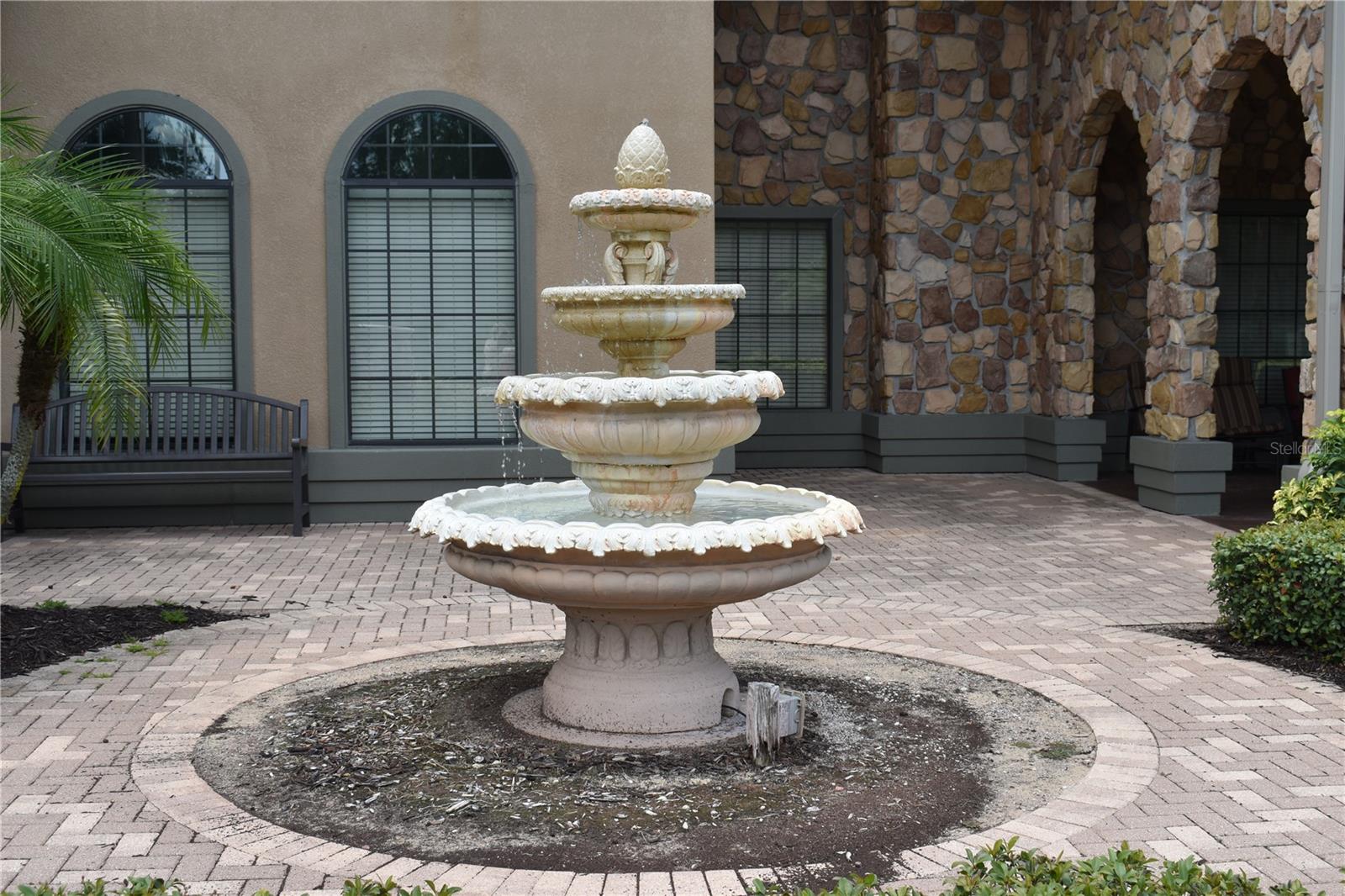 Fountain In Front Of Clubhouse