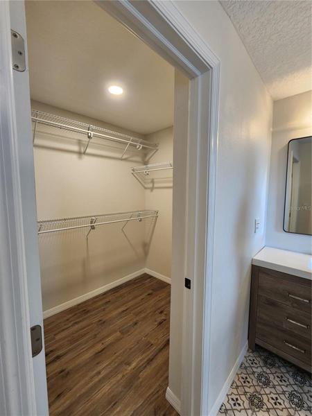walk in closet in Master