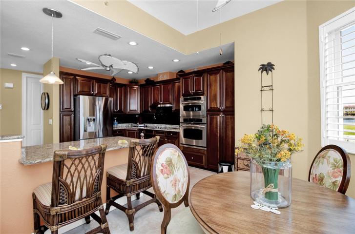 Counter bar plus separate breakfast dining area with bay windows to enhance the Southwestern skies