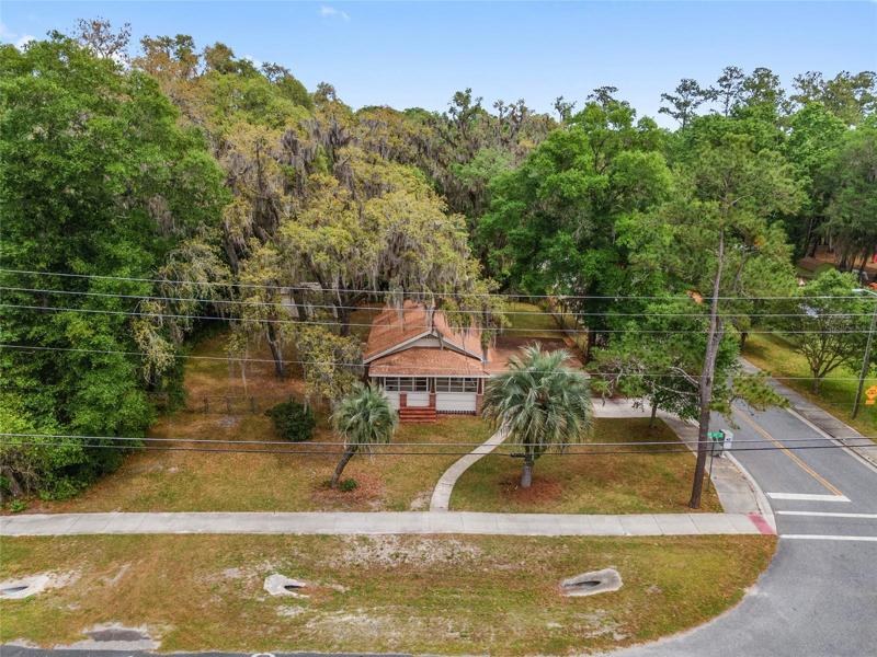 Aerial view of home
