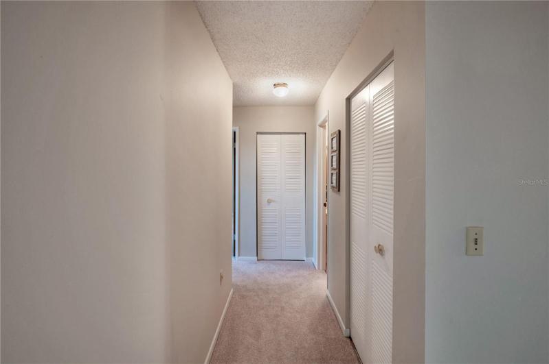 Large Lighted Closet in Hallway 