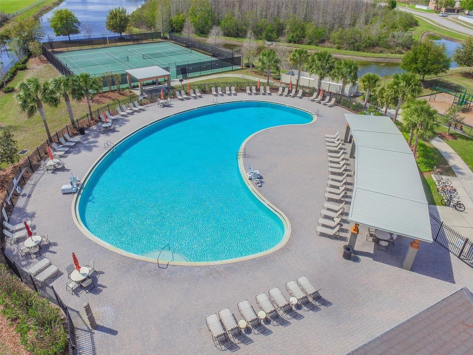 Club house has fitness center, basket ball Kiddie pool, Tennis and more..