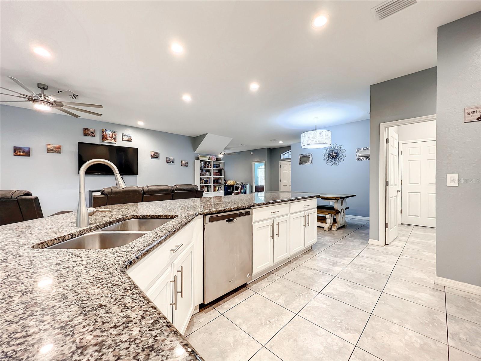 Kitchen--Great Room--Dining Room
