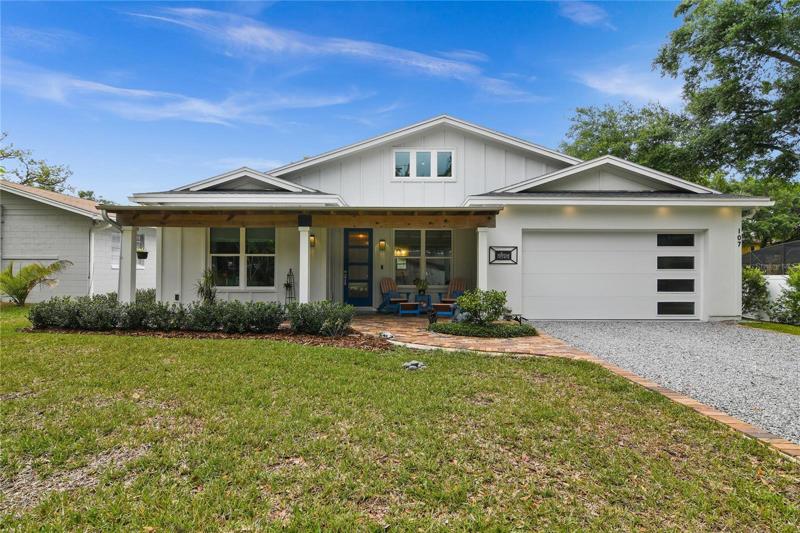 At 2,684 Sq Ft, this 2020 home is much bigger than it looks! Two car garage has window panel for natural light.