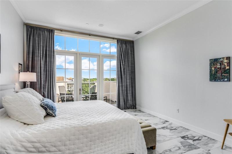Terrace off Master Bedroom overlooking Park Ave and Central Park