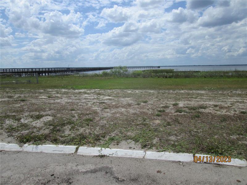 Pier and view of Lake