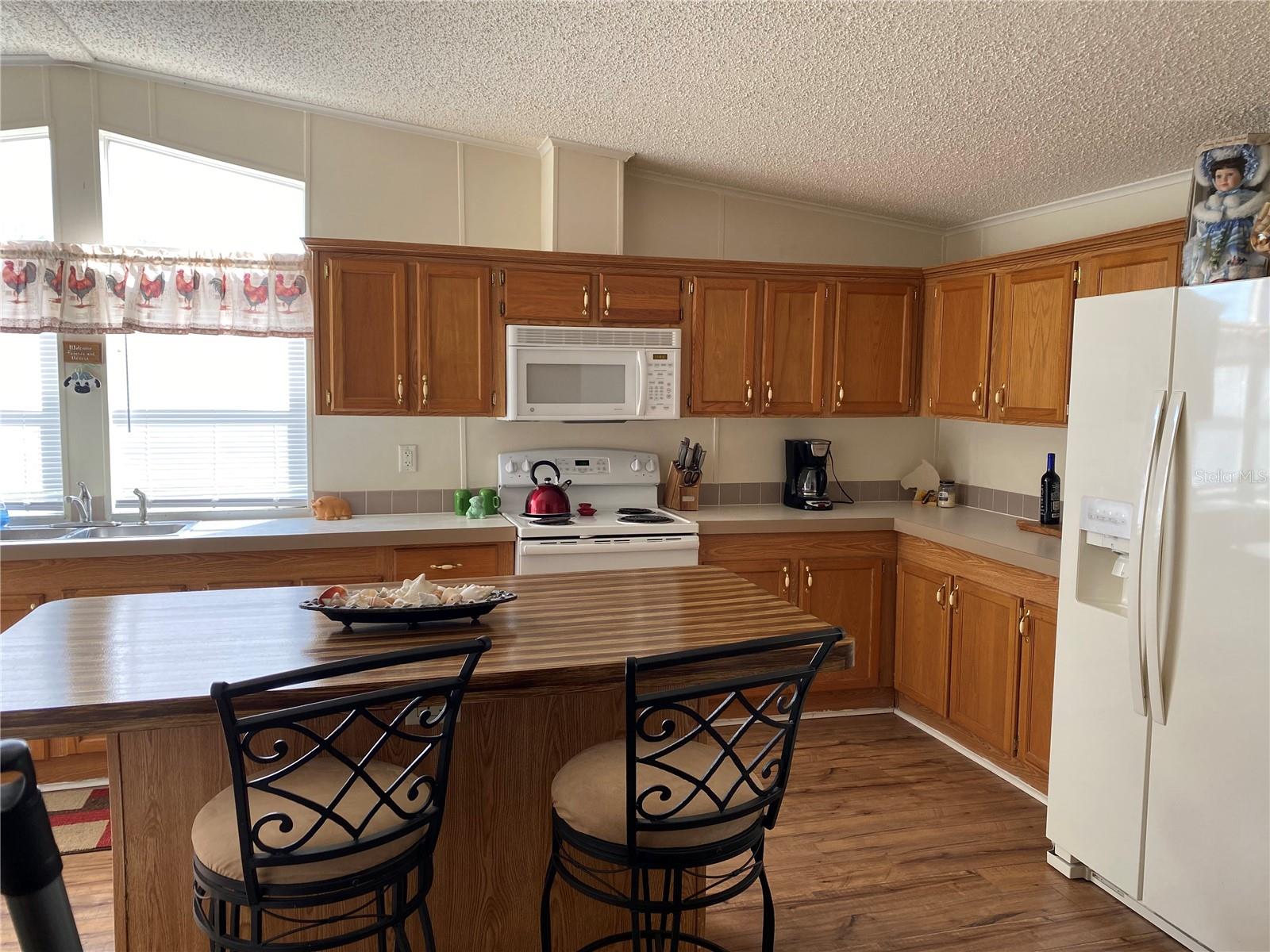 Super large kitchen and has hook up for dishwasher - I just opted to separate the area with a wall so it doesn't allow for dishwasher but hook up is there if you want one. 