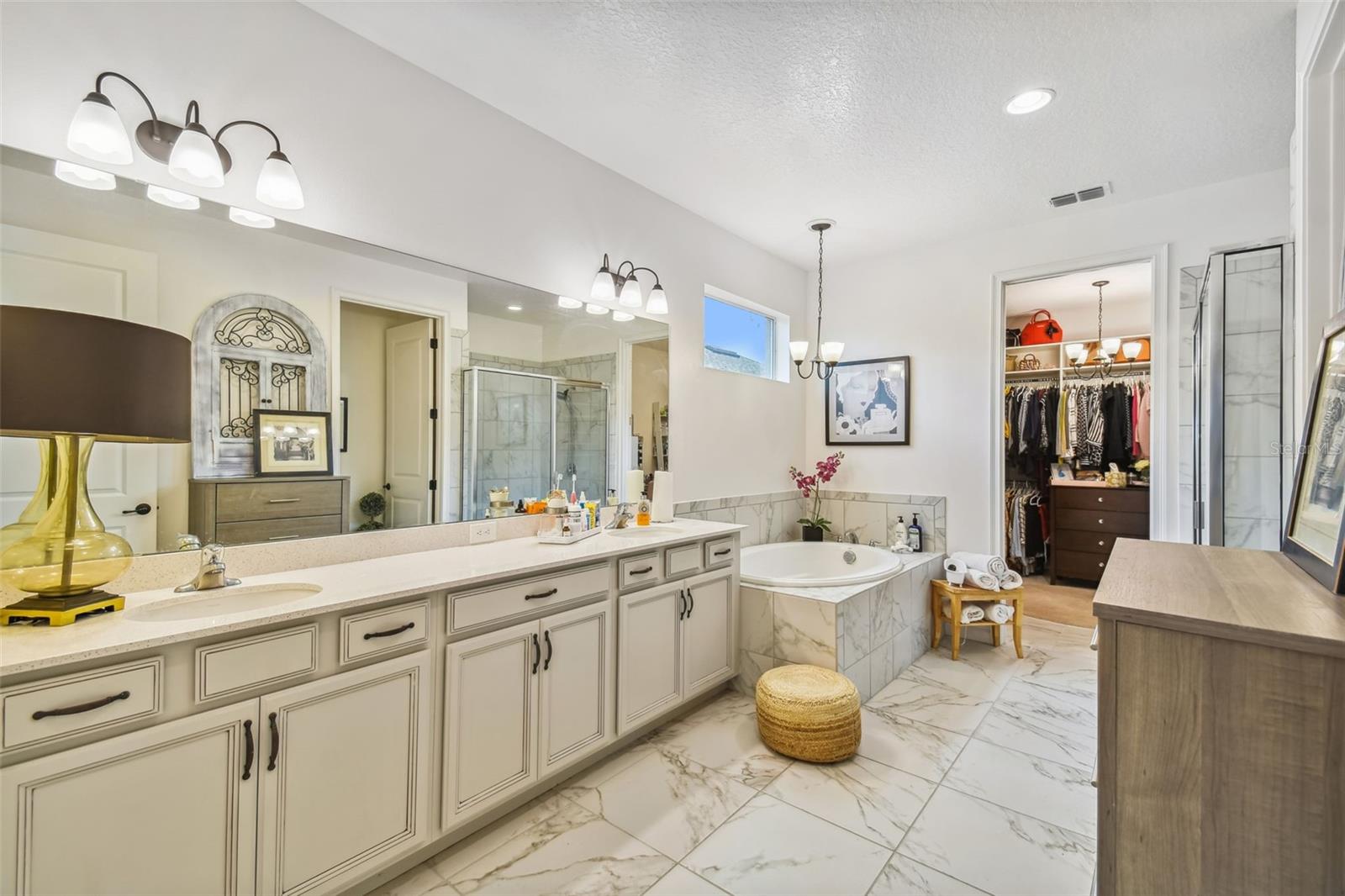 Primary bathroom vanity