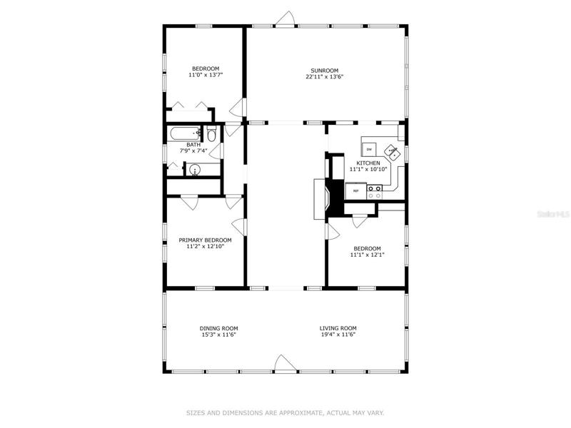 Floor Plan, The Main House