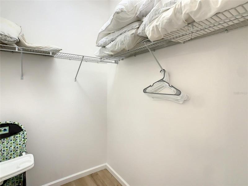 Downstairs Master Bedroom Closet