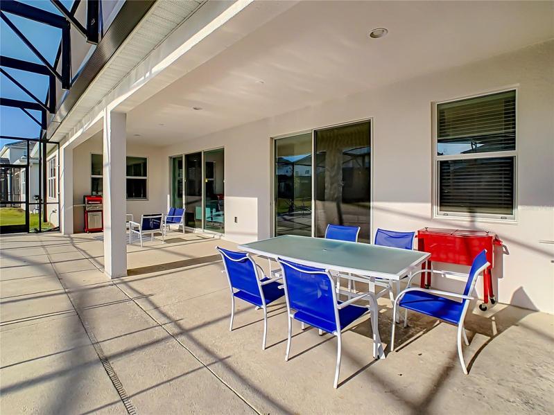 Rear Covered Screened-In Porch