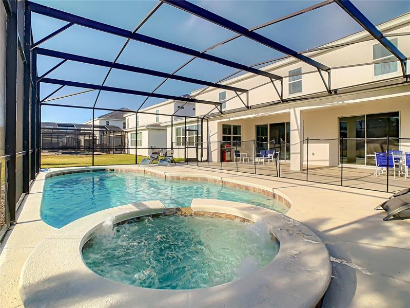 Screened-In Heated Spa