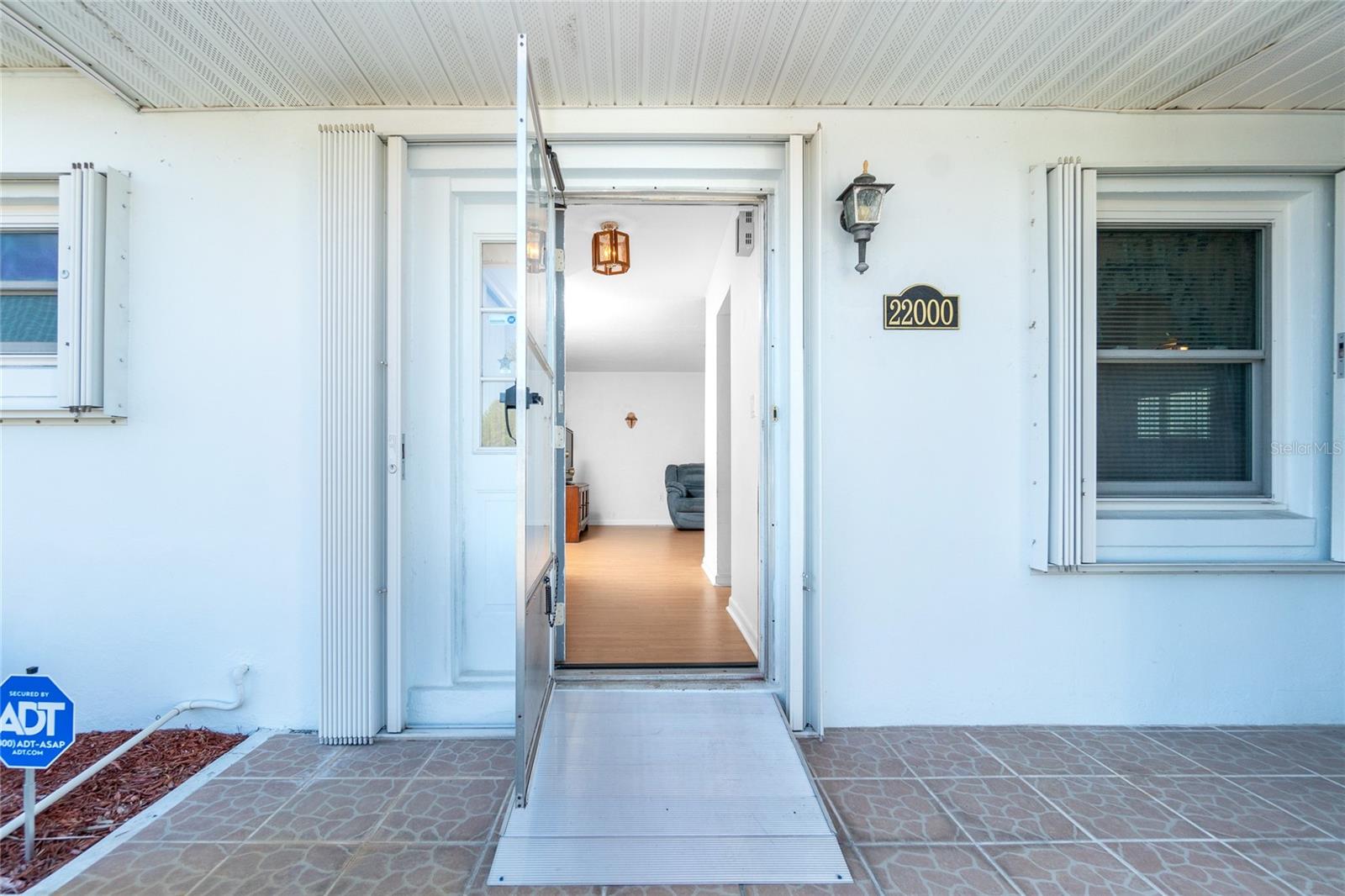 Wheelchair Accessible with Ramps at both doors.