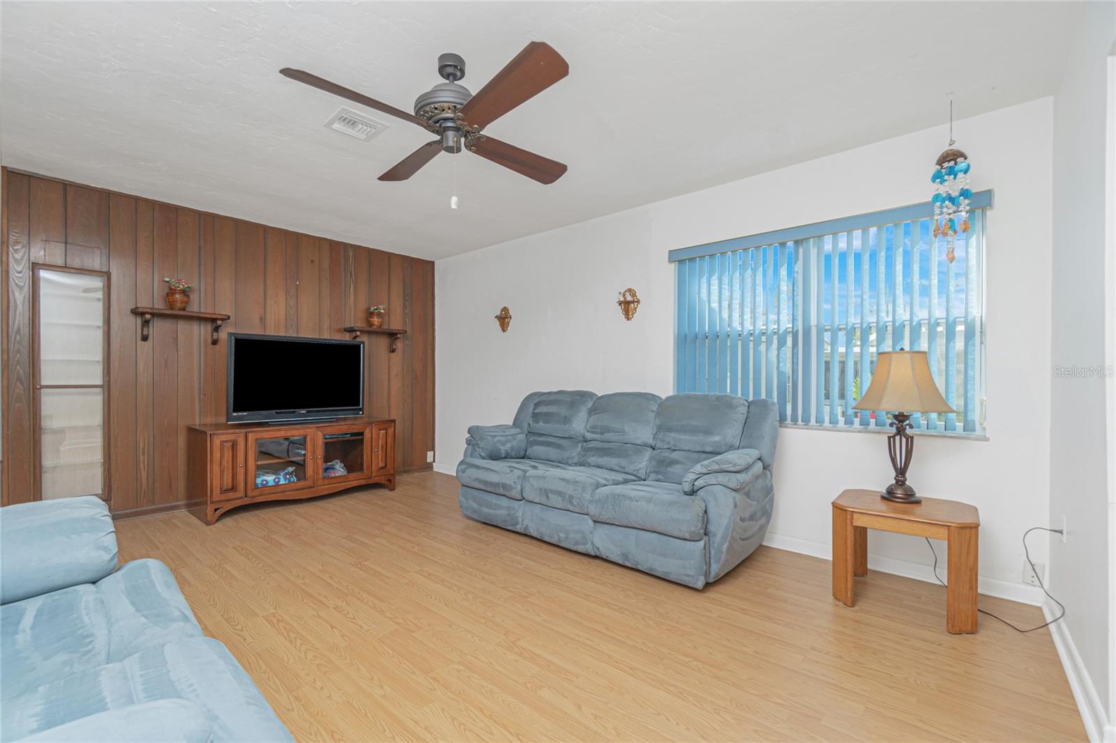 Built-in Curio Cabinet in Large Family Room