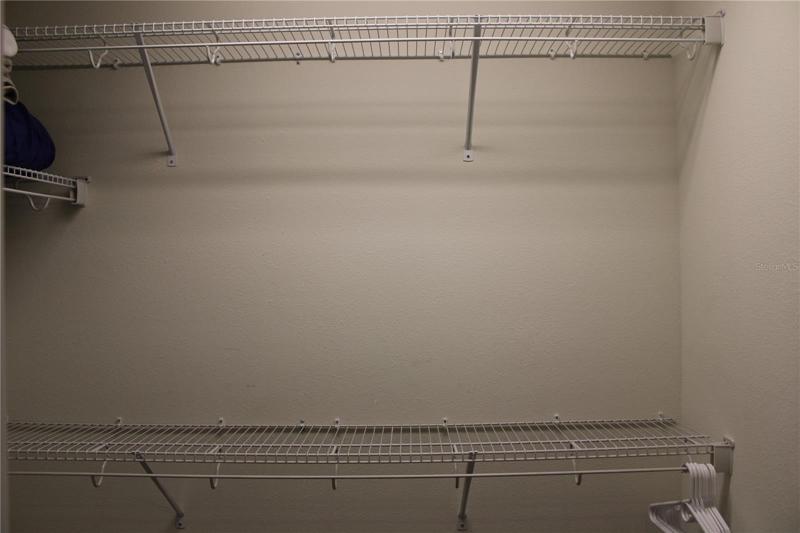 Master walk in closet