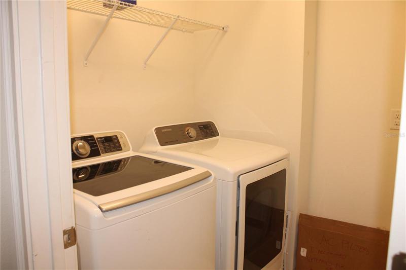 Inside utility room