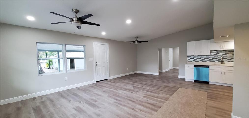 Open living room