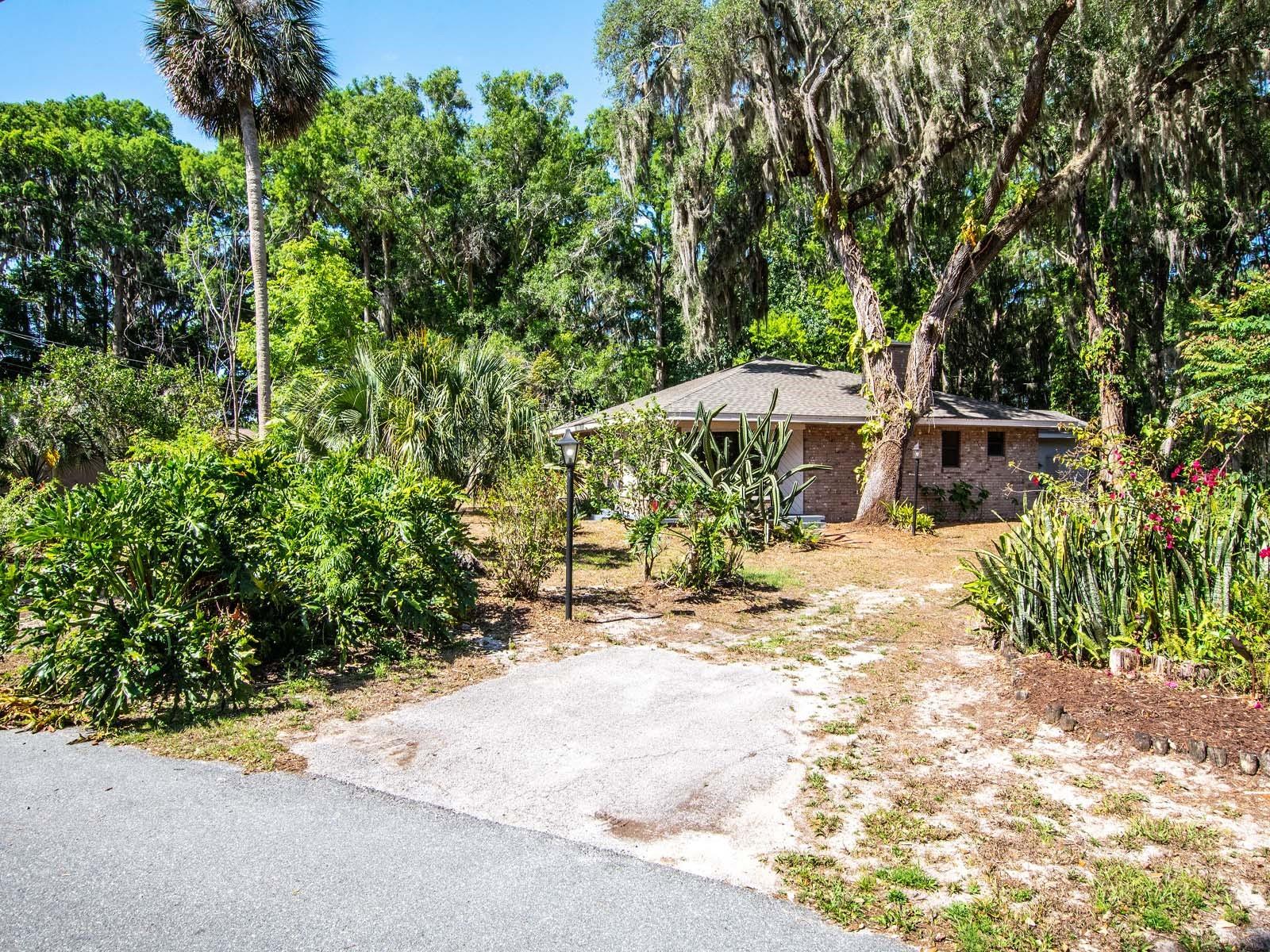 Driveway to home