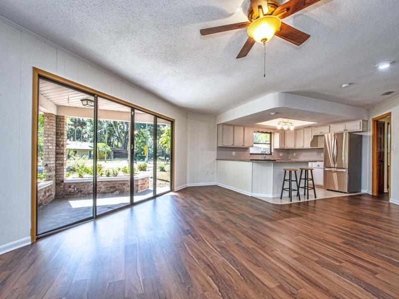 View from towards kitchen