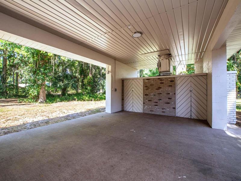 Extra Storage in 2 car carport
