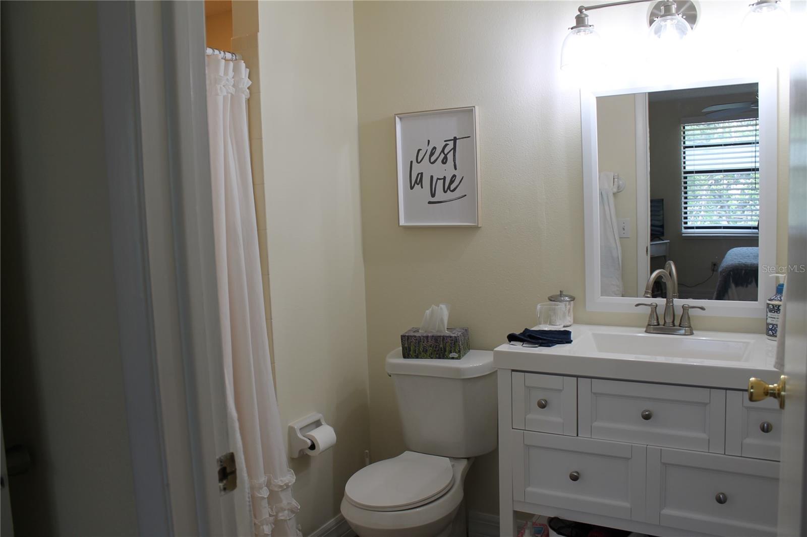 Updated Guest Bath And Walk-In Shower Across From The Guest Bedroom.