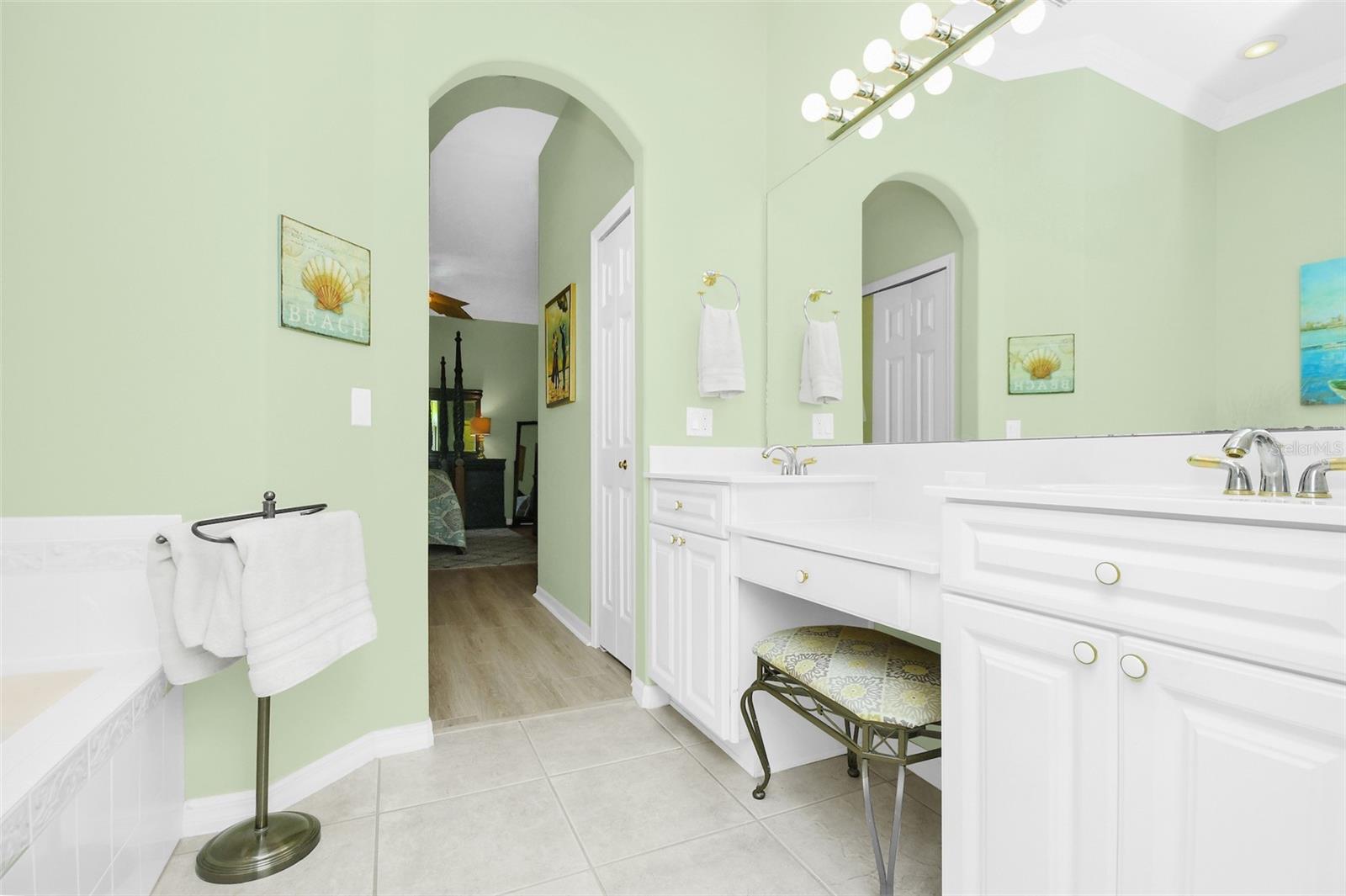 Ensuite with double sinks