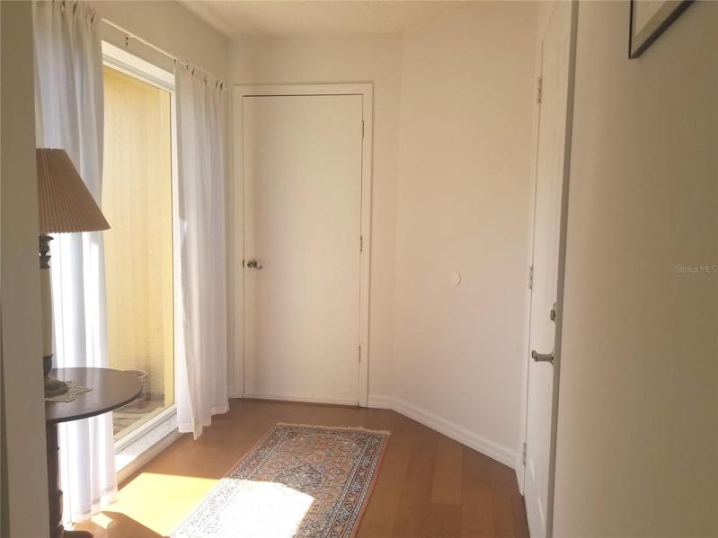 Enter into a sunny front room