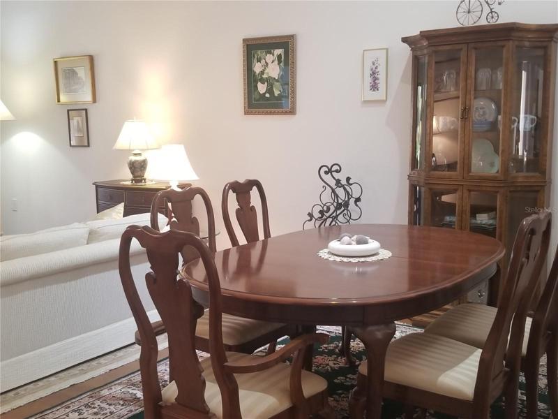 Spacious, well appointed dining room