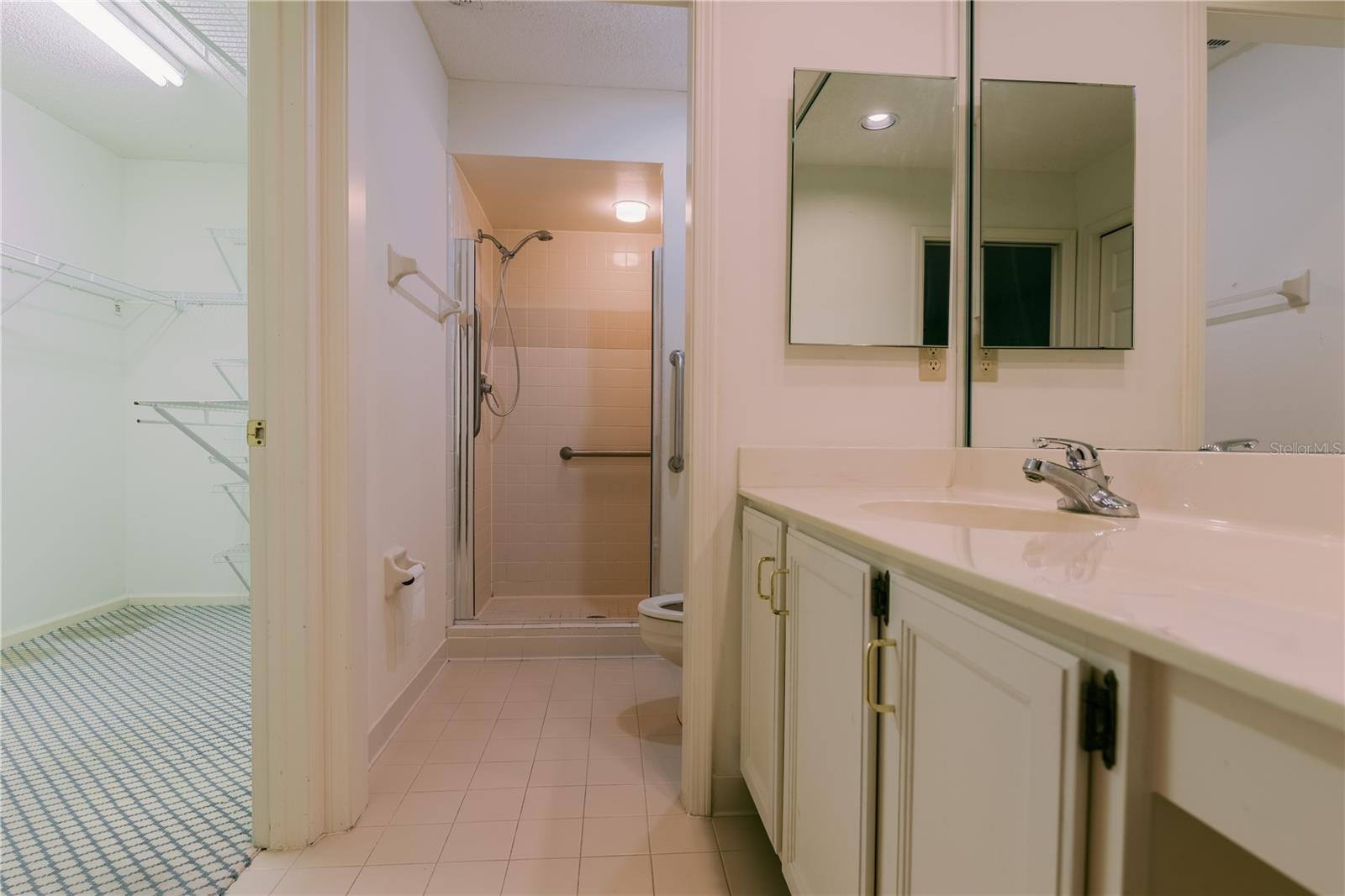 Master Bathroom w/ walk-in closet