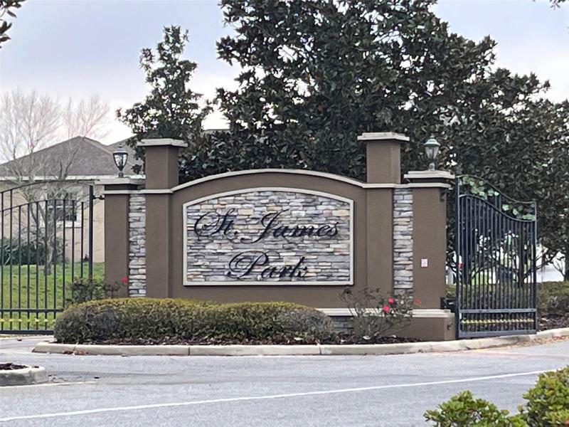 Front gate.