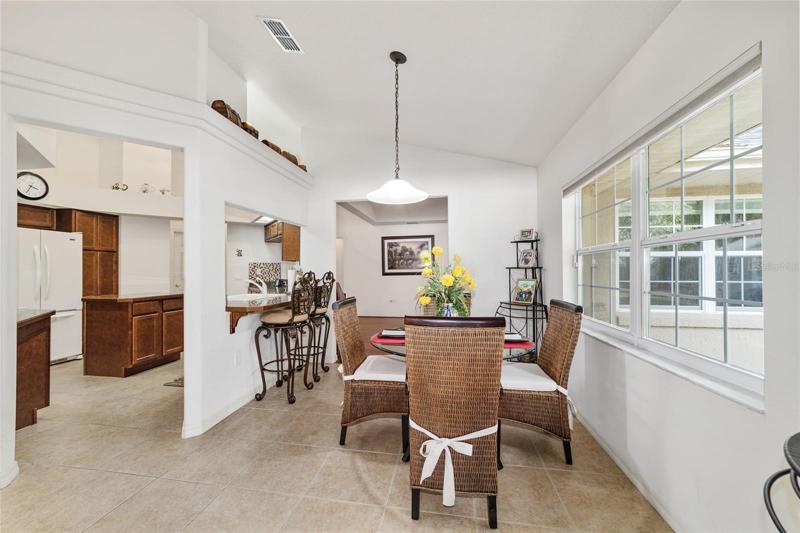 Breakfast area