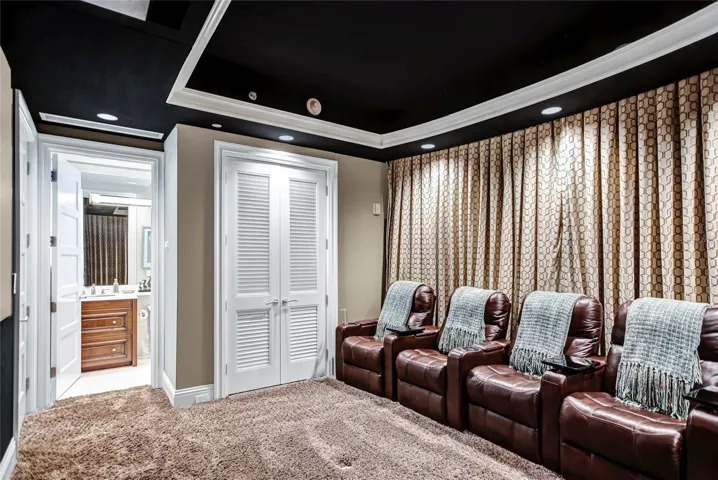 4TH BEDROOM USED AS THEATER