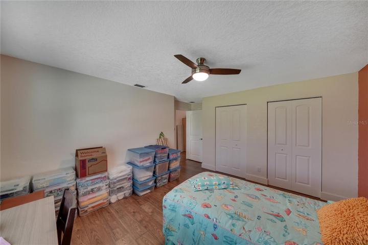 Bedroom three is roomy and bright