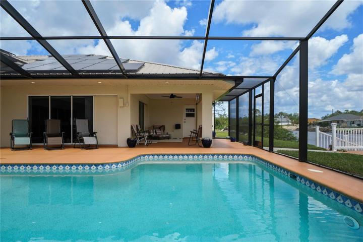 View of covered lanai area