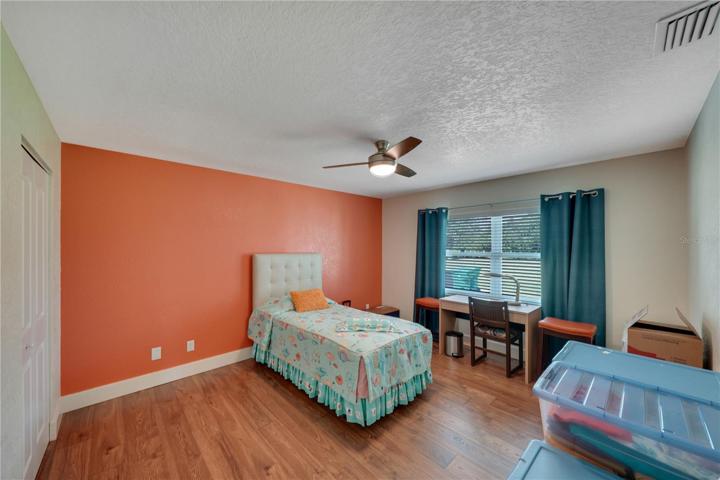 Bedroom two is large and bright
