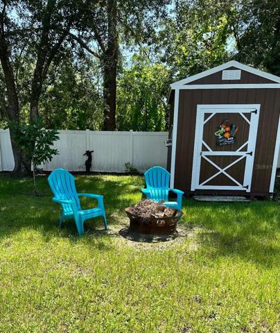 Backy. Shed & Firepit