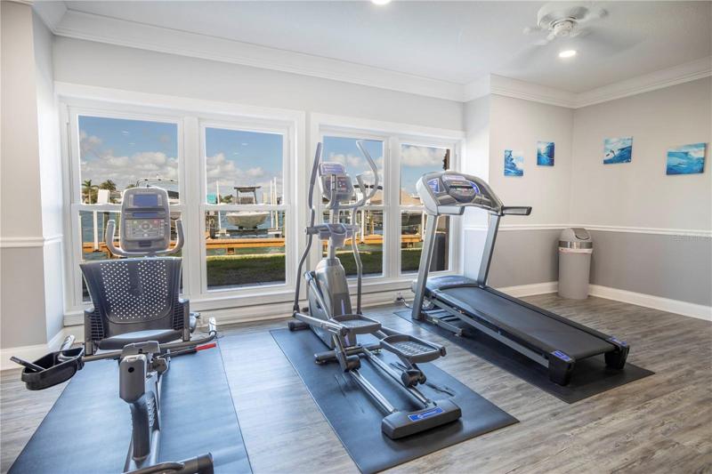 The clubhouse has some work out equipment for you.