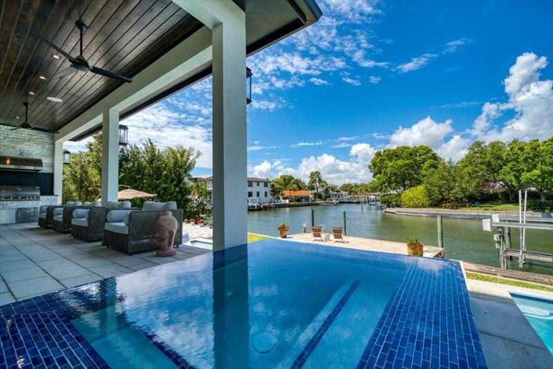 Exterior - Waterfront, Porch, Waterfall Edge Spa