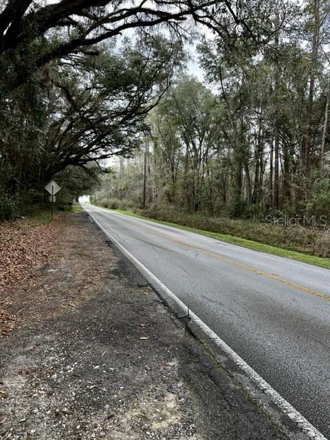 North view of 34th street from driveway.
