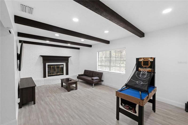 Living Room with Fireplace