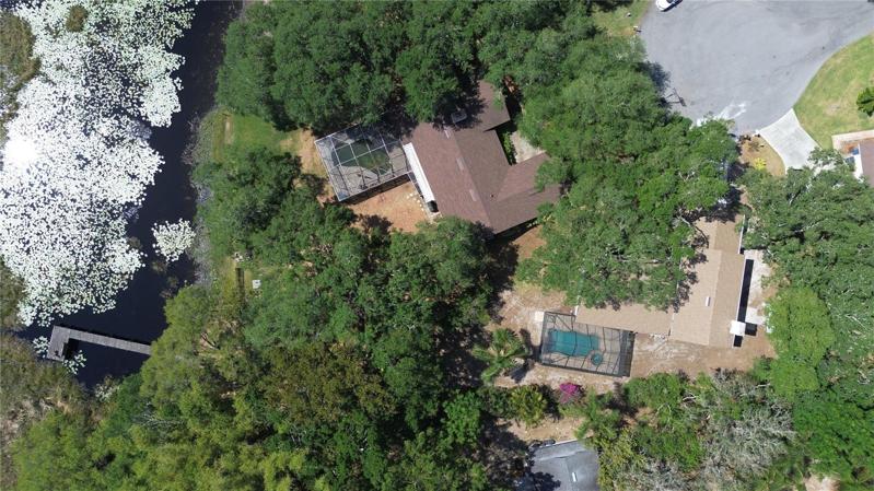 Aerial View House
