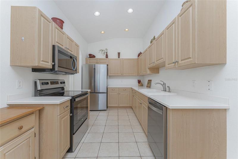 Full view of kitchen