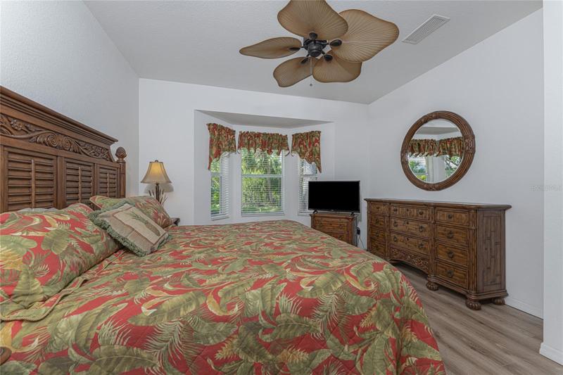 Master Bedroom with ceiling fan