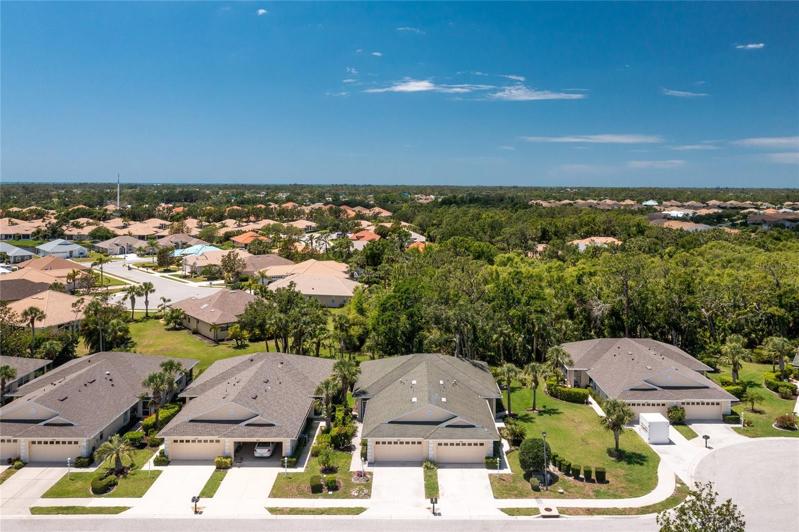 Aerial front view