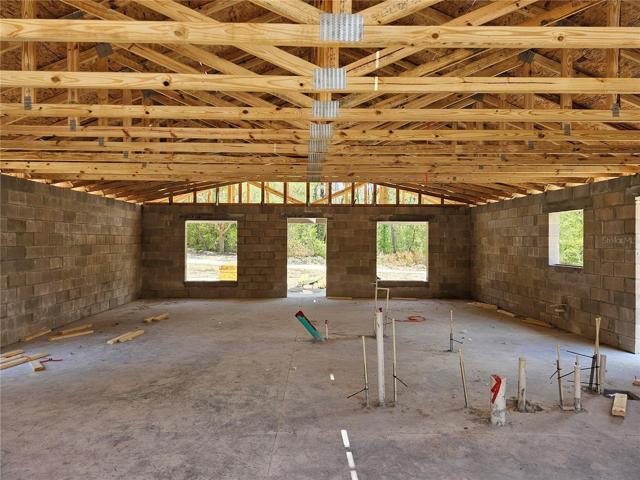 Roof trusses are in!!