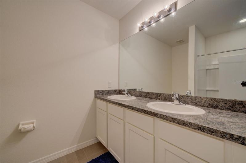 Dual Sinks Main Bathroom