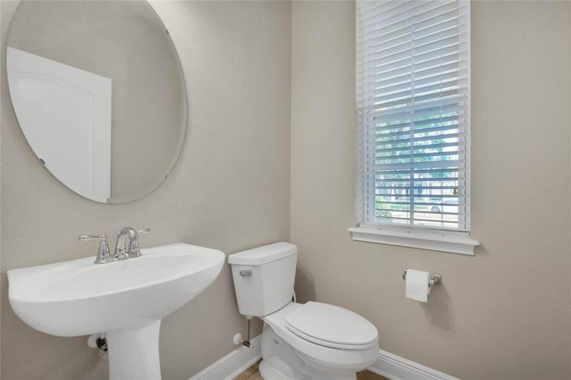 Power room with window.