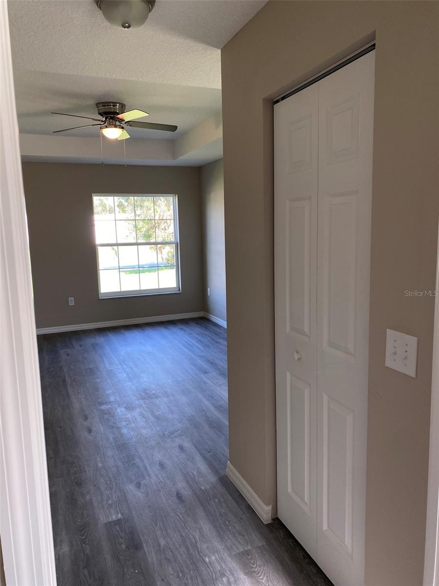 Master bedroom from bathroom